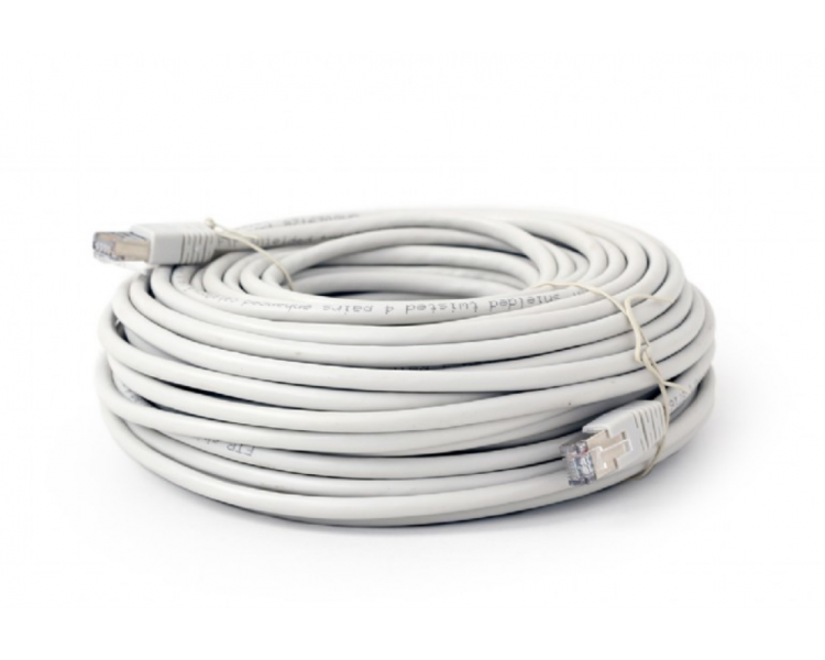 CABLE RED GEMBIRD FTP CAT6 BLINDADO CCA AWG26 BOBINA 30M GRIS