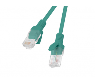 CABLE RED LANBERG LATIGUILLO CAT6 UTP 050M VERDE FLUKE PASSED