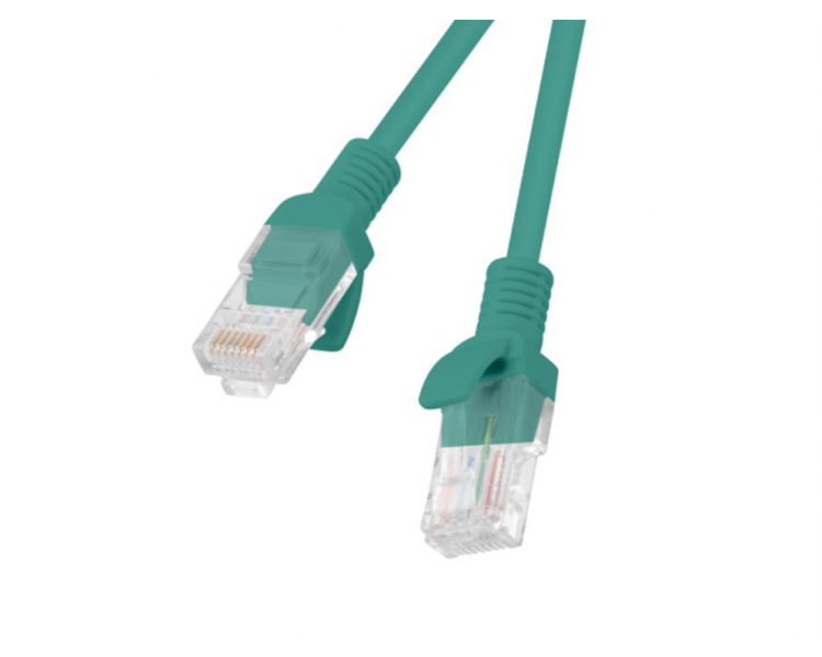 CABLE RED LANBERG LATIGUILLO CAT6 UTP 050M VERDE FLUKE PASSED