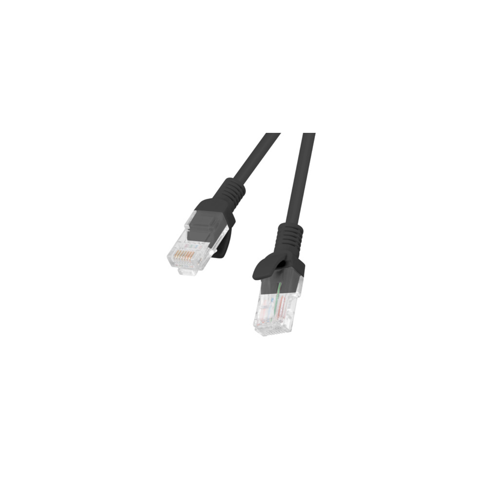 CABLE RED LANBERG LATIGUILLO CAT6 UTP 05 M NEGRO FLUKE PASSED