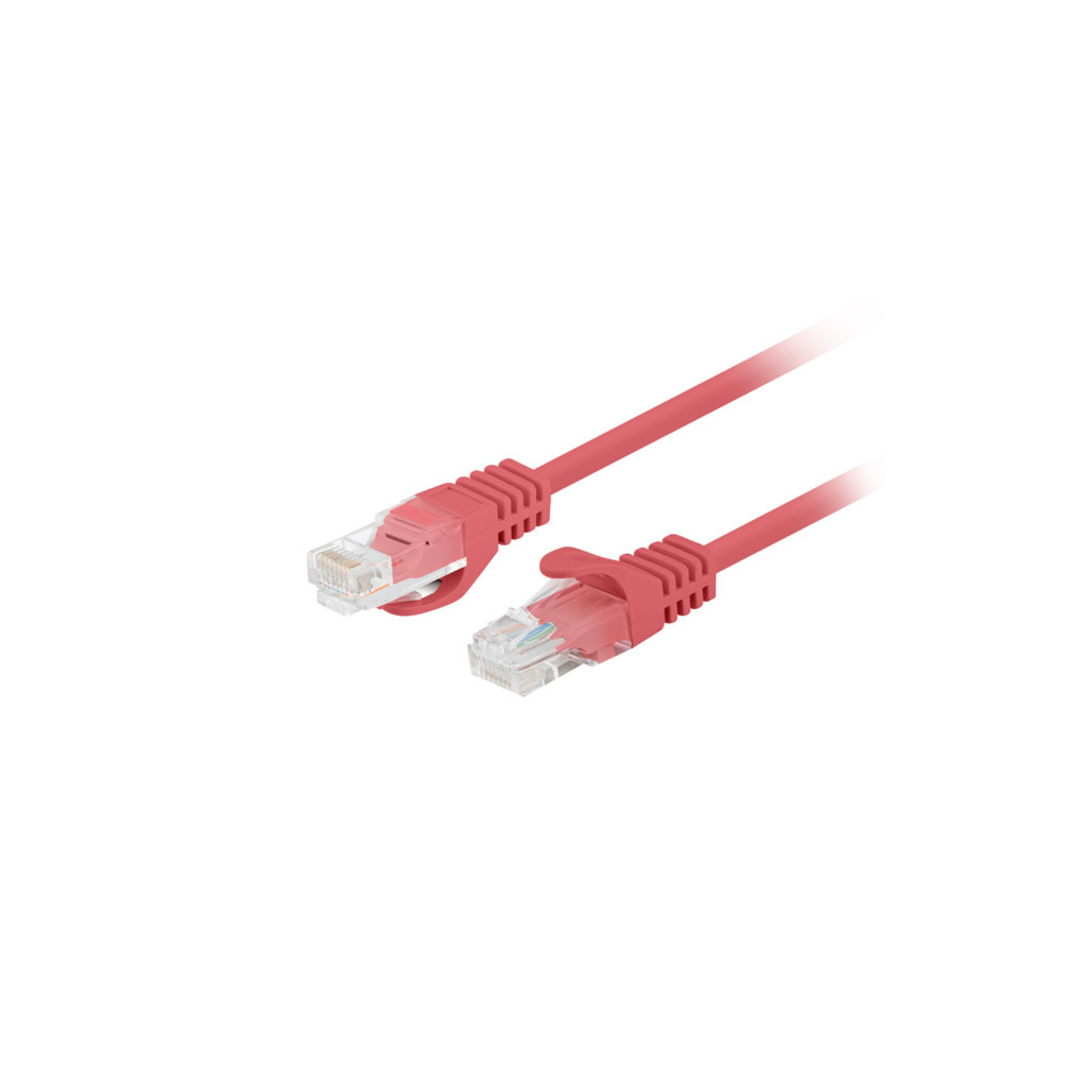 CABLE RED LANBERG LATIGUILLO CAT6 UTP 1M ROJO FLUKE PASSED PACK 10 UD