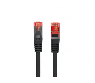 CABLE RED LANBERG LATIGUILLO CAT6 S FTP LSZH CU 1M NEGRO FLUKE PASSED