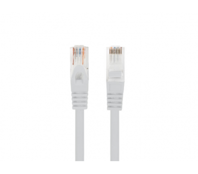 CABLE RED LANBERG LATIGUILLO CAT6 UTP LSZH CU 025M GRIS FLUKE PASSED