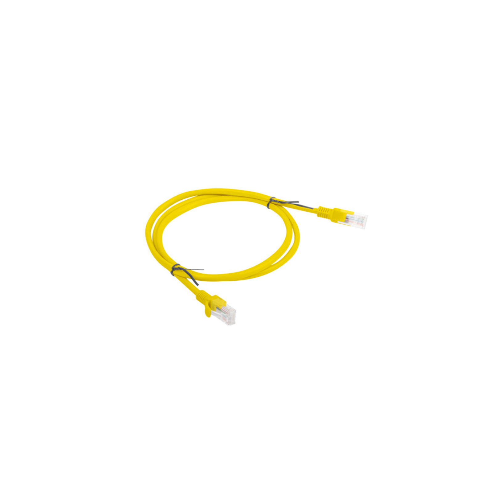 CABLE RED LANBERG LATIGUILLO CAT6 UTP 1M AMARILLO FLUKE PASSED