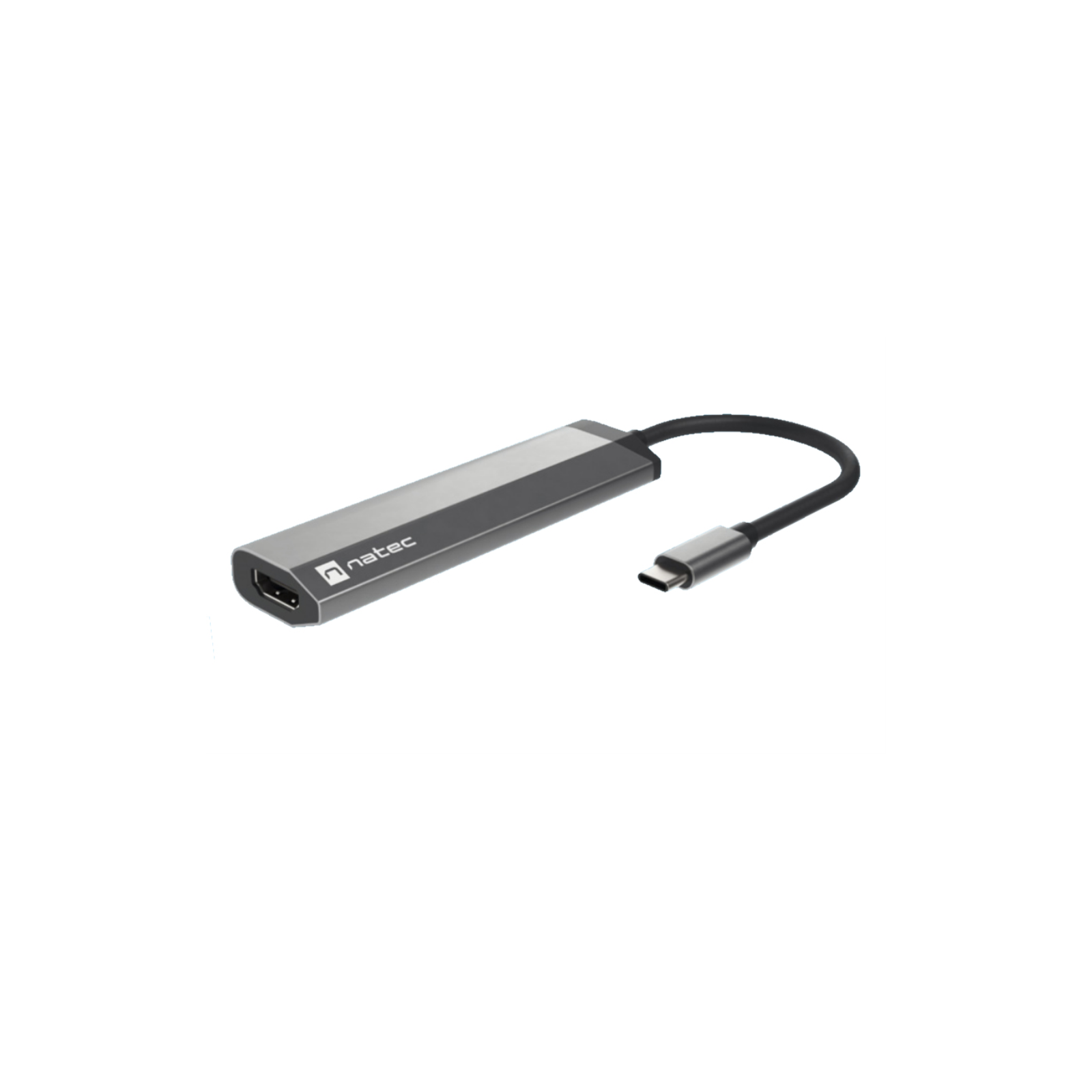 ADAPTADOR NATEC FOWLER SLIM USB C 2XUSB 30HDMI 4KUSB C PD