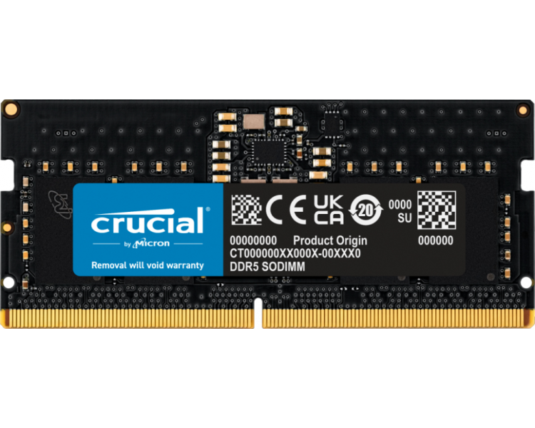 DDR5 SODIMM CRUCIAL 8GB 4800