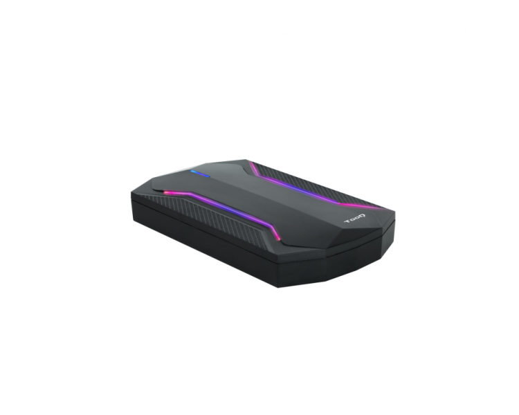 CAJA EXTERNA GAMING TOOQ 25 SATA USB 31 GEN1 RGB