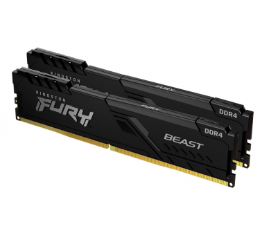 DDR4 KINGSTON 2X8GB 3600 FURY BEAST NEGRO