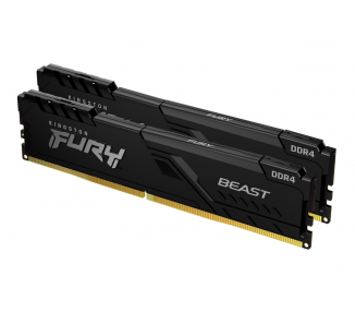 DDR4 KINGSTON 2X16GB 3600 FURY BEAST NEGRO