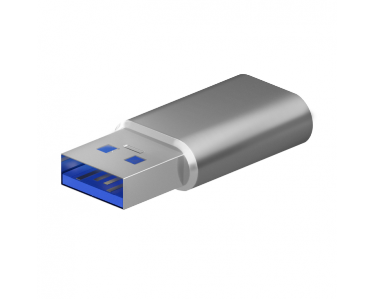 MINI ADAPTADOR AISENS USB 32 GEN2 USB 203A USB C H A M GRIS