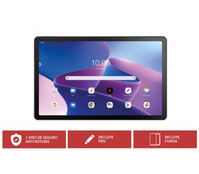 TABLET LENOVO M10 PLUS 3ND 4G 128GB 106 2K FUNDA PEN Y SEGURO