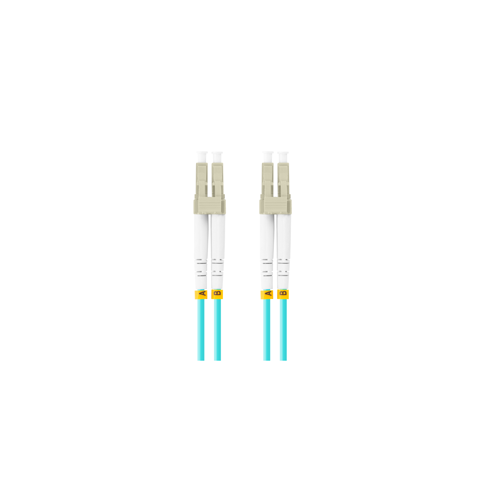 CABLE DE FIBRAOPTICA LANBERG 1M MULTI LC UPC LC UPC DUPLEX OM3 50 125 LSZH AZUL