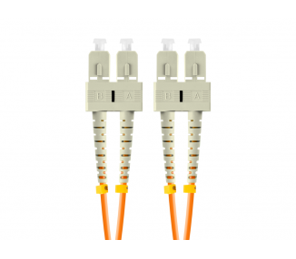 CABLE DE FIBRAOPTICA LANBERG 2M MULT SC UPC SC UPC DUPLEX OM2 50 125 LSZH NARAJ