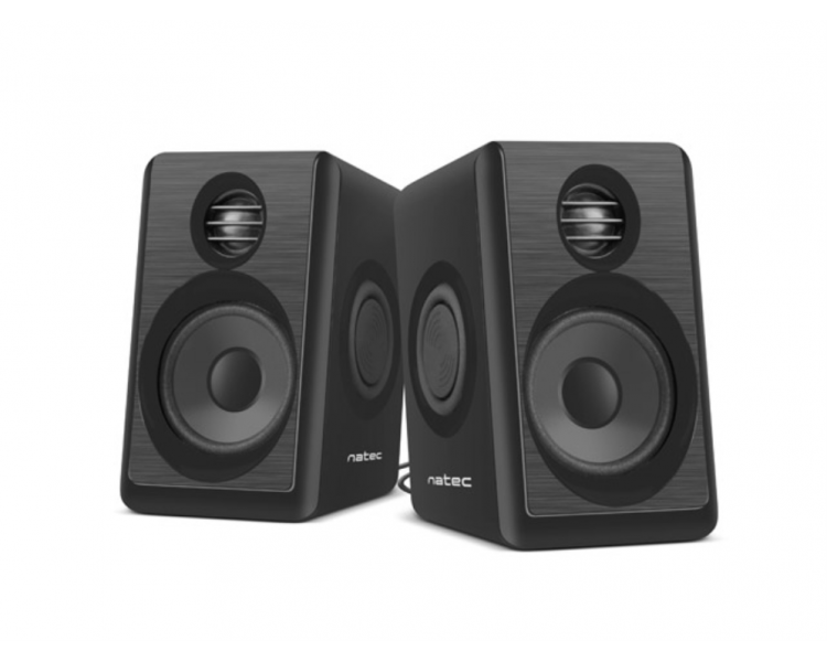 ALTAVOCES NATEC LYNX 6W RMS 20 USB NEGRO