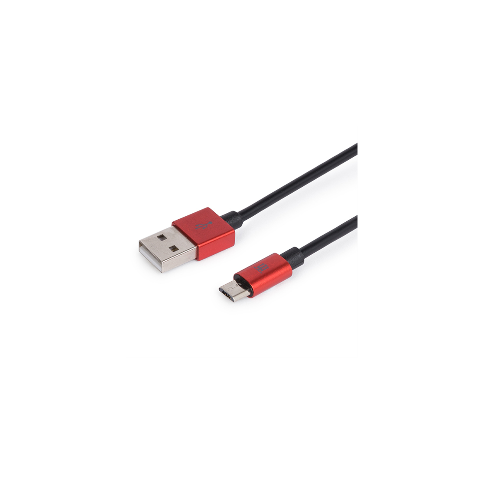 CABLE MAILLON PREMIUM MICRO USB 24 ALUMINIO ROJO 1M