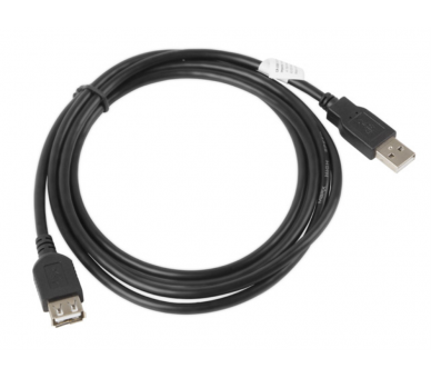 CABLE ALARGADOR LANBERG USB 20 MACHO HEMBRA 18M NEGRO