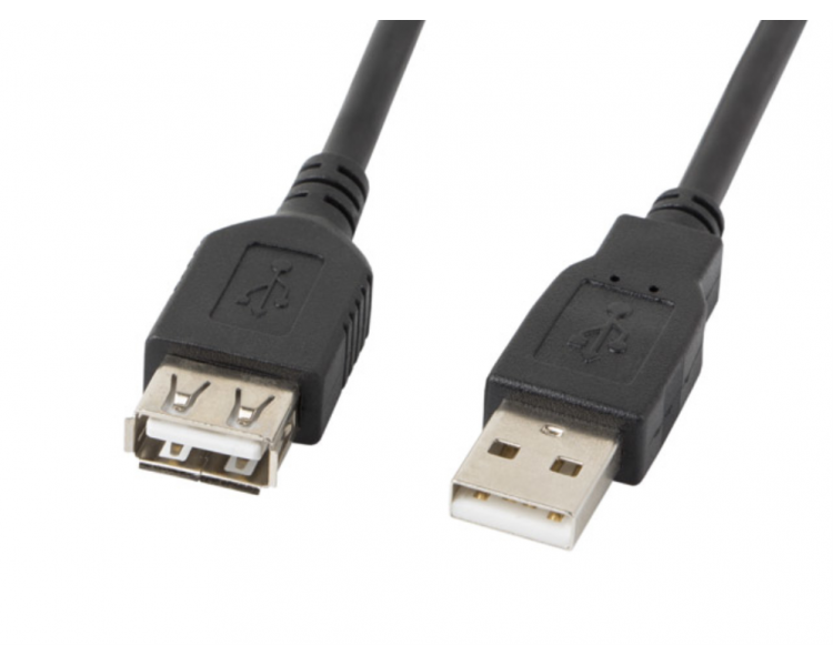 CABLE ALARGADOR LANBERG USB 20 MACHO HEMBRA 5M NEGRO