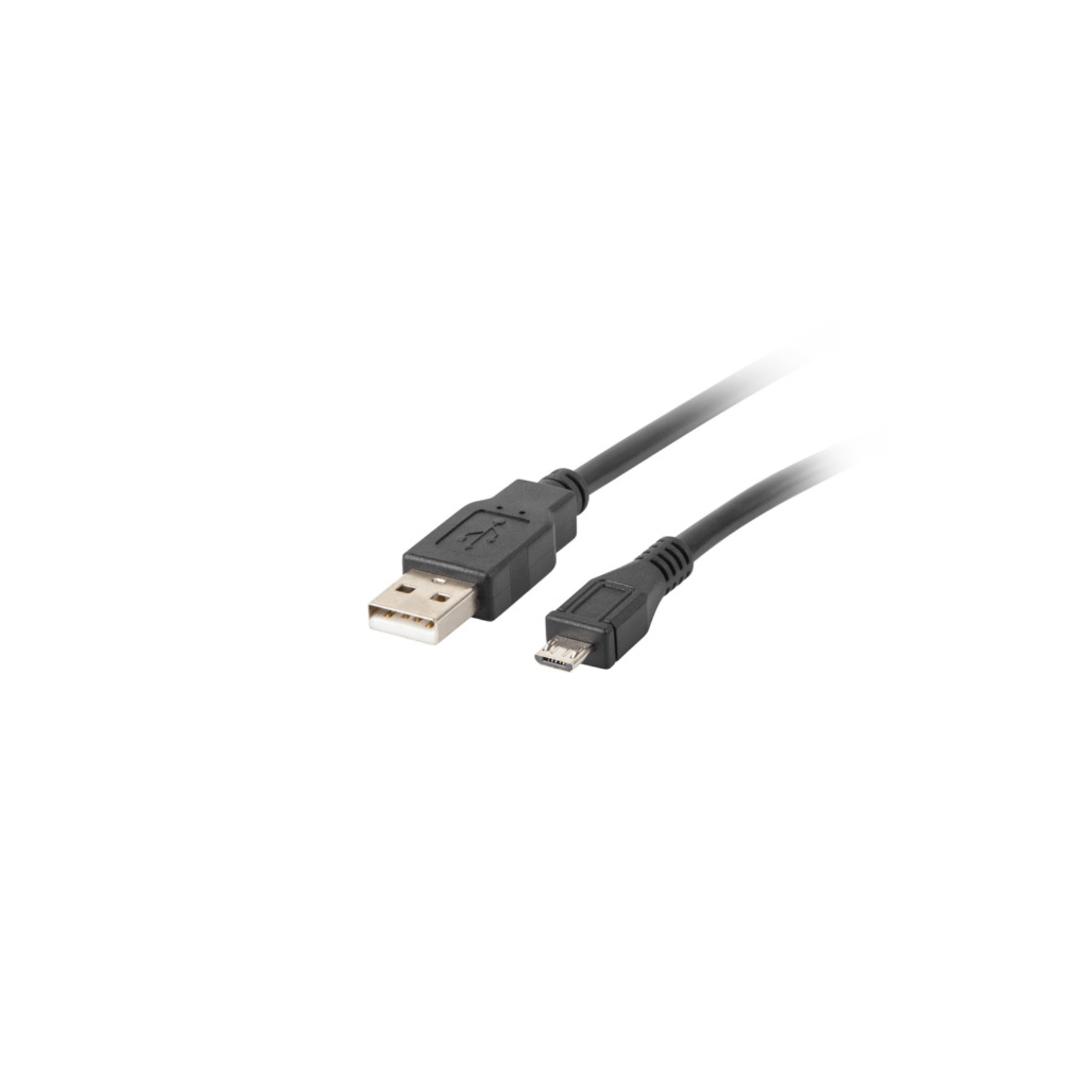 CABLE USB LANBERG 20 MACHO MICRO USB MACHO 03M NEGRO