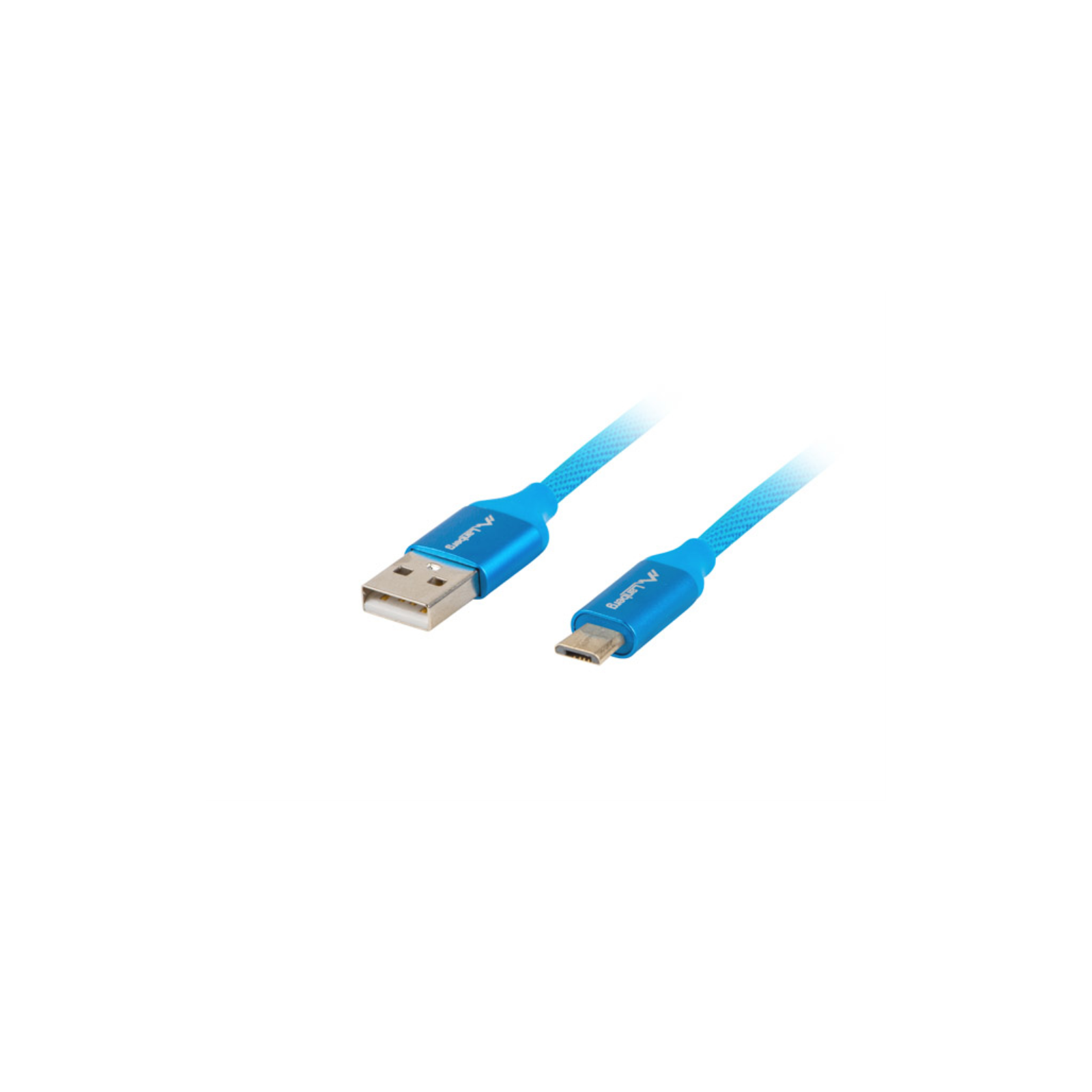 CABLE USB LANBERG 20 MACHO MICRO USB MACHO QUICK CHARGE 30 1M AZUL