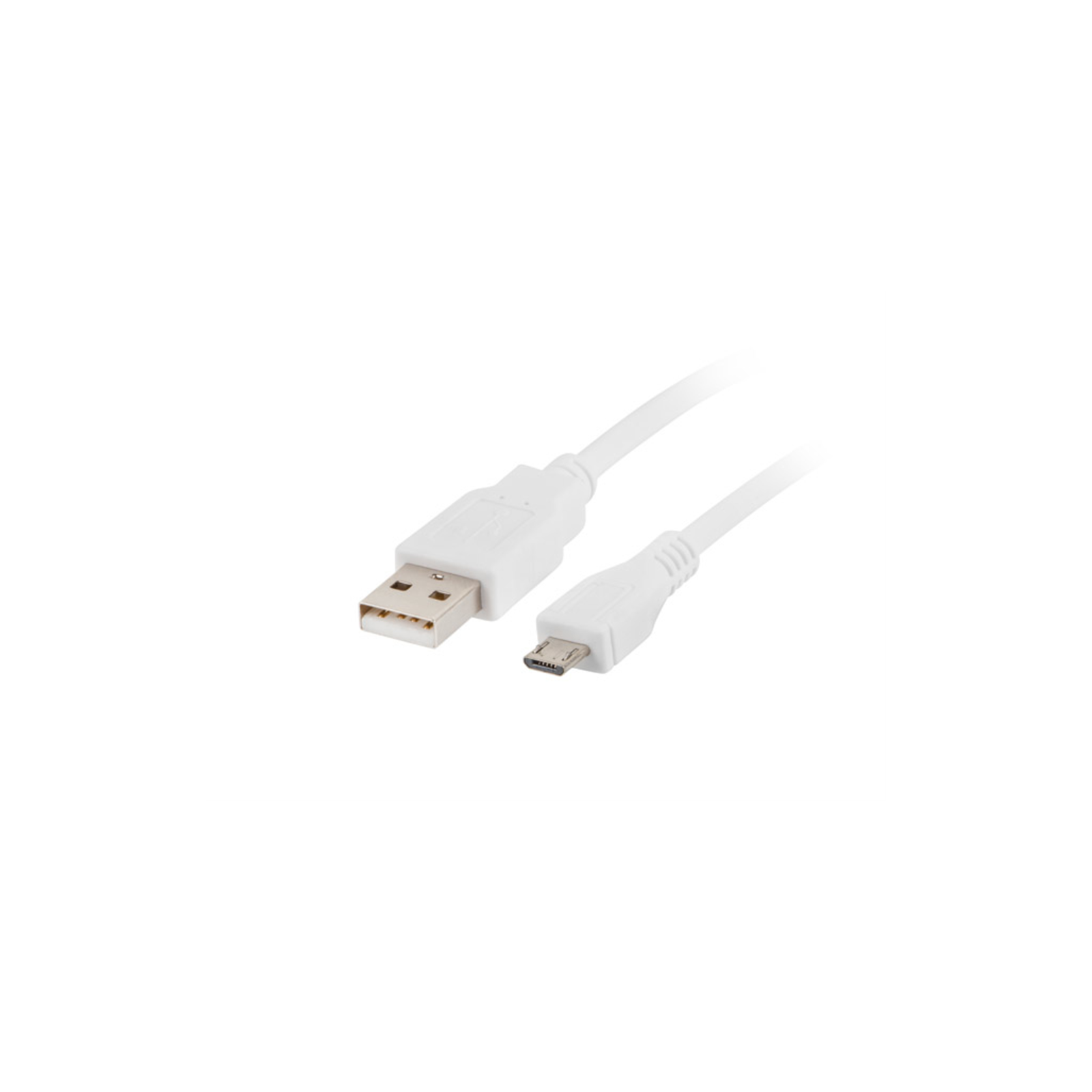 CABLE USB LANBERG 20 MACHO MICRO USB MACHO 18M BLANCO