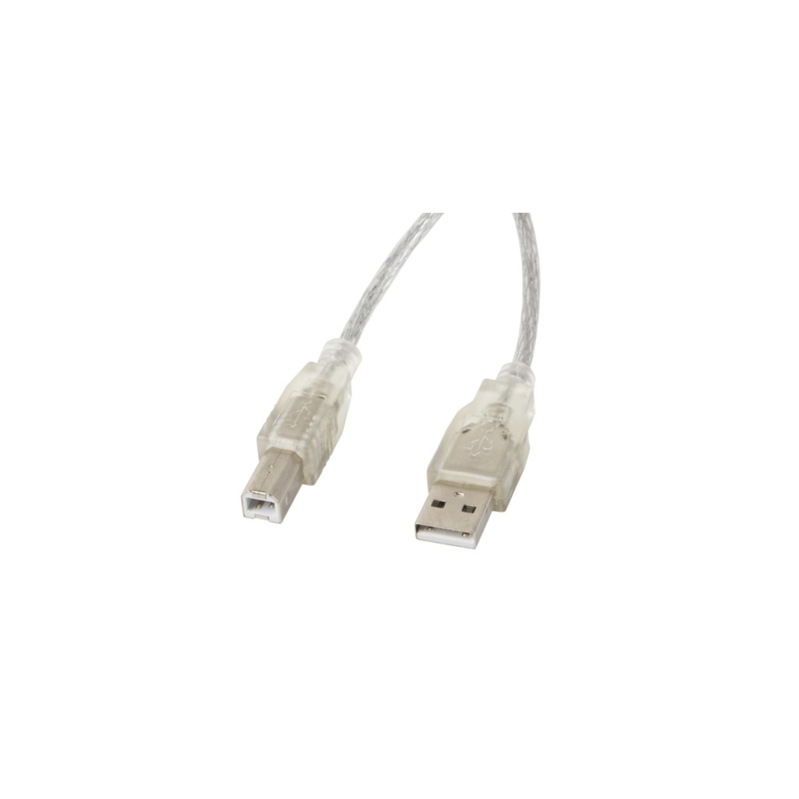 CABLE IMPRESORA LANBERG USB MACHO USB MACHO FERRITA 3M TRANSPARENTE