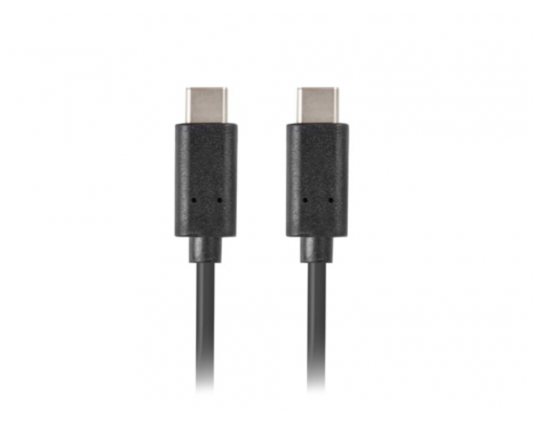 CABLE 20 LANBERG USB C MACHO USB C MACHO 05M NEGRO