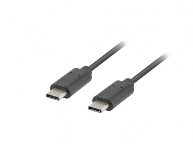 CABLE 20 LANBERG USB C MACHO USB C MACHO 1M NEGRO