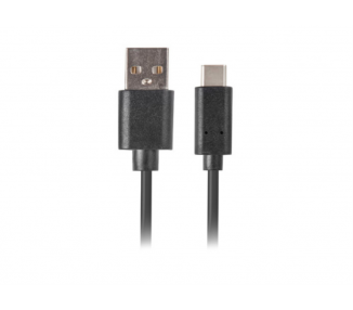 CABLE USB LANBERG 20 MACHO USB C MACHO QUICK CHARGE 30 05M NEGRO