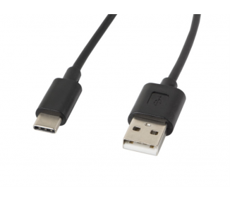 CABLE USB LANBERG 20 MACHO USB C MACHO 18M NEGRO