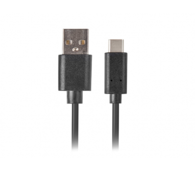 CABLE USB LANBERG 20 MACHO USB C MACHO QUICK CHARGE 30 18M NEGRO