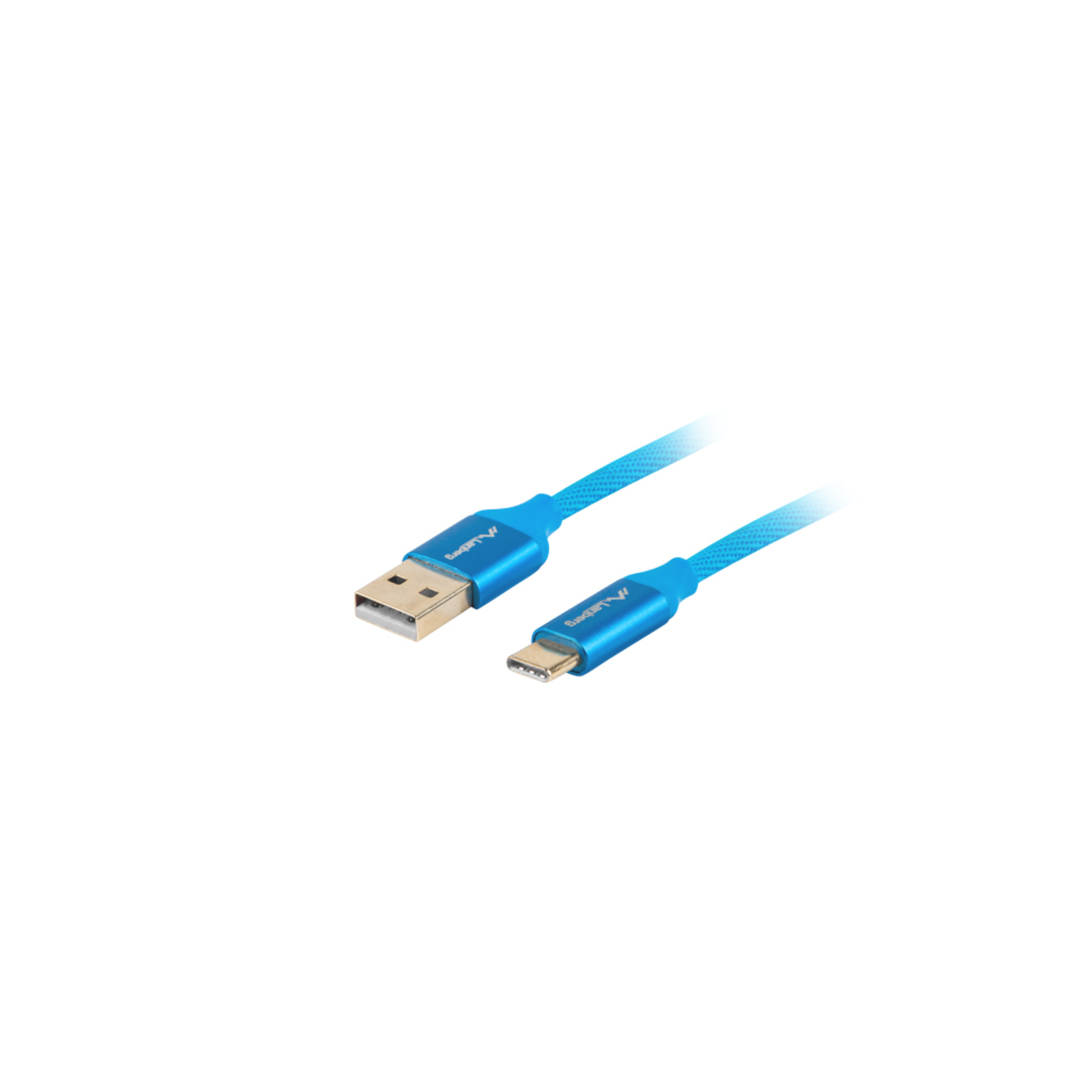 CABLE USB LANBERG 20 MACHO USB C MACHO QUICK CHARGE 30 1M AZUL