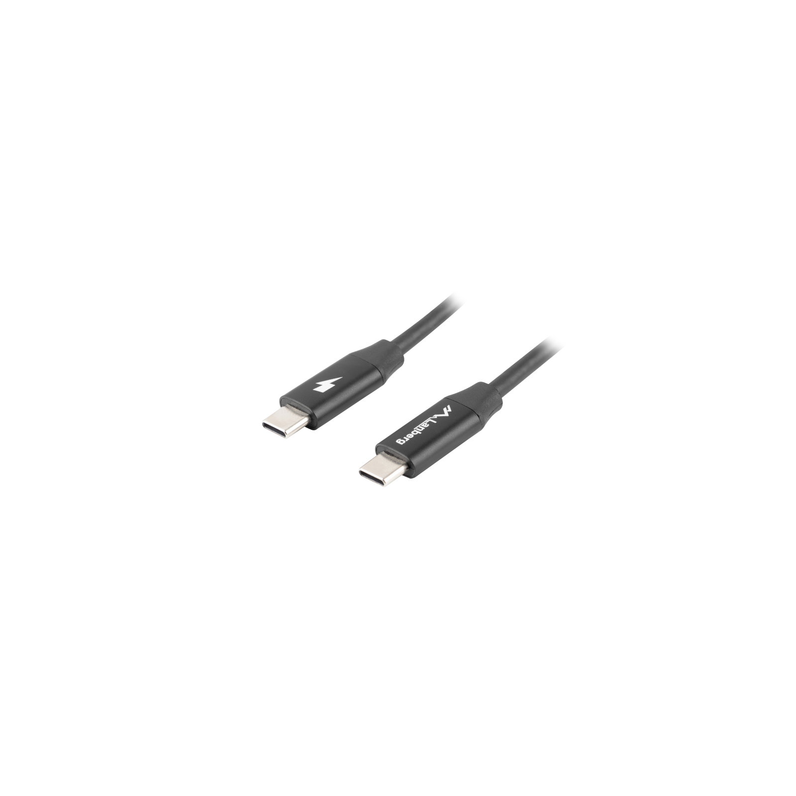 CABLE USB LANBERG 20 MACHO USB C MACHO QUICK CHARGE 40 18M NEGRO