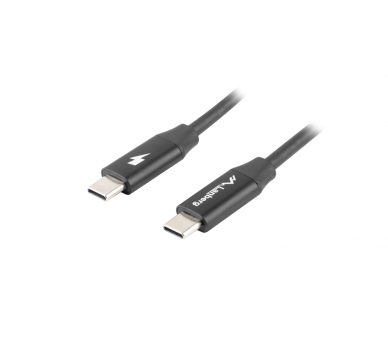 CABLE USB LANBERG 20 MACHO USB C MACHO QUICK CHARGE 40 18M NEGRO