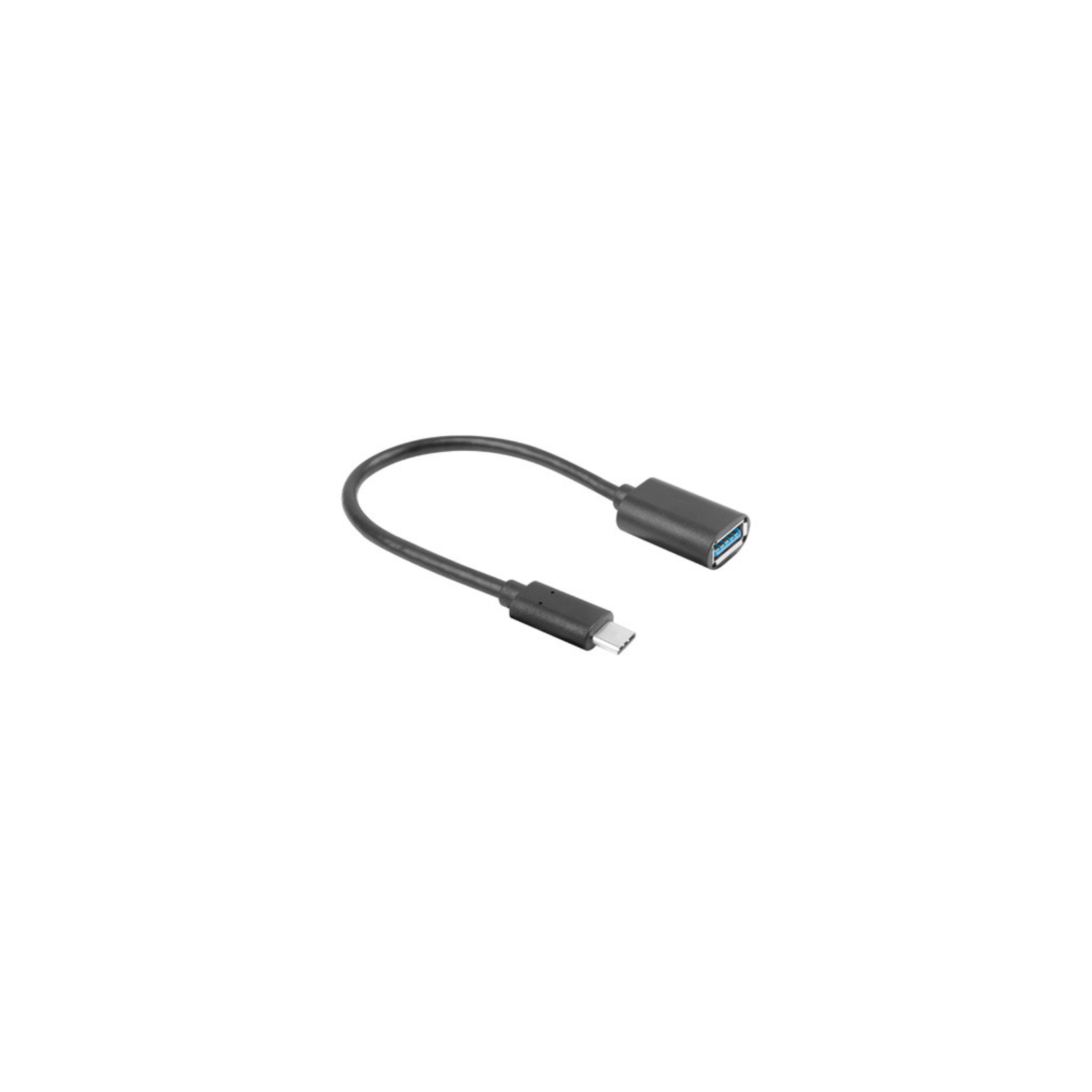 ADAPTADOR USB LANBERG USB C M 31 A USB A H 15CM OTG NEGRO