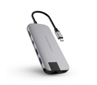 HUB HYPERDRIVE SLIM 8 EN 1 USB C GRIS