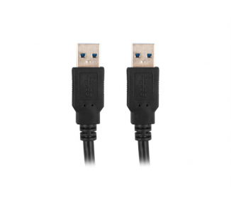 CABLE USB 30 LANBERG MACHO MACHO 18M NEGRO