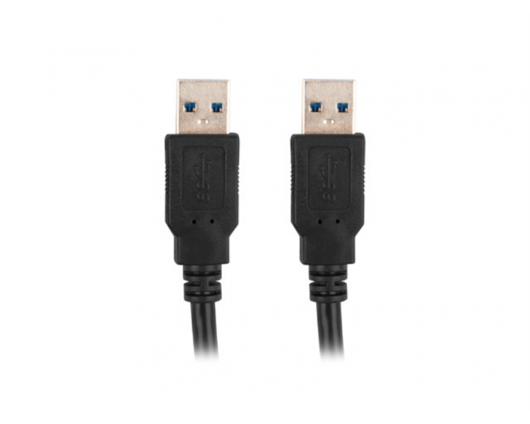 CABLE USB 30 LANBERG MACHO MACHO 18M NEGRO