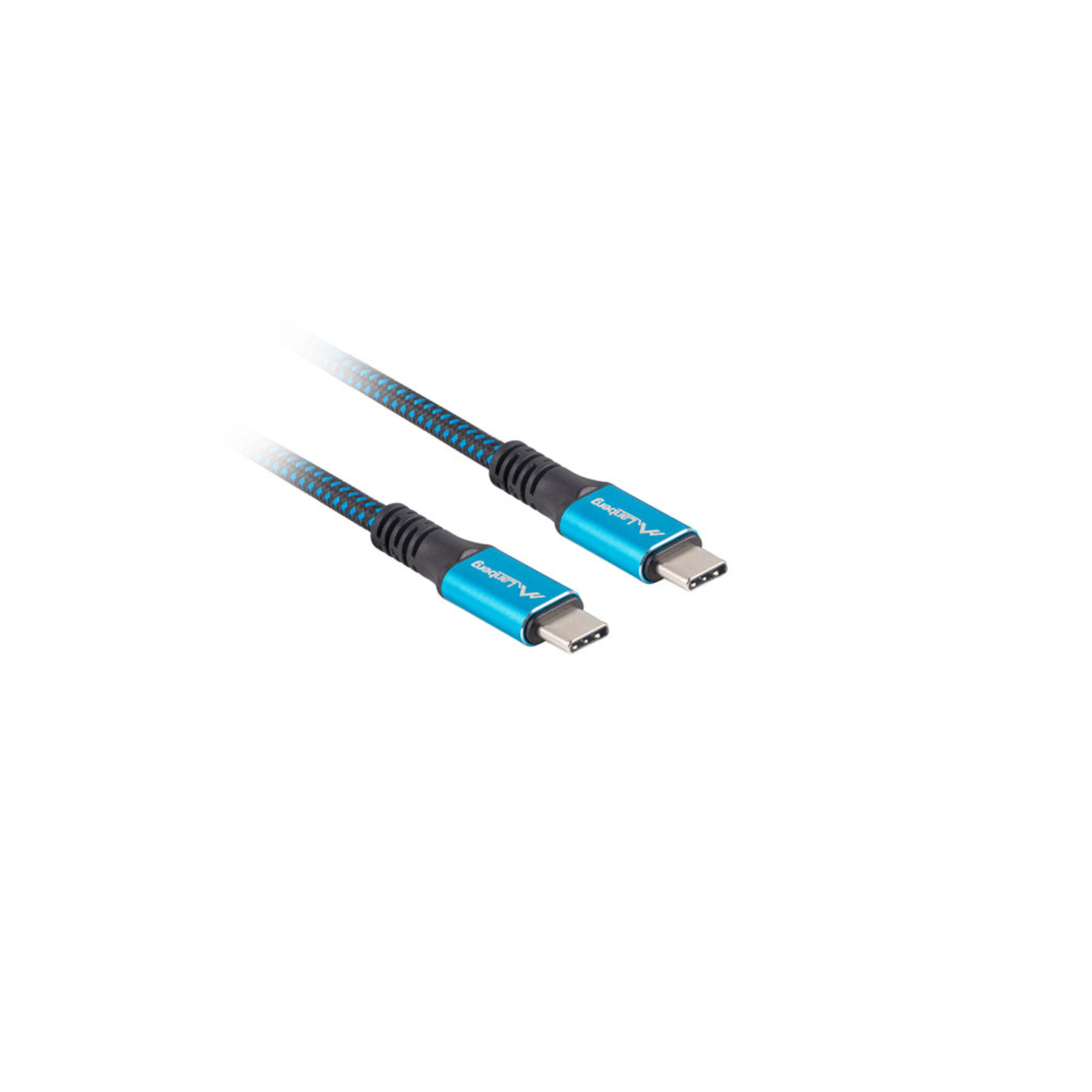 CABLE USB C 40 LANBERG MACHO MACHO 12M 100W 8K 30HZ NEGRO AZUL