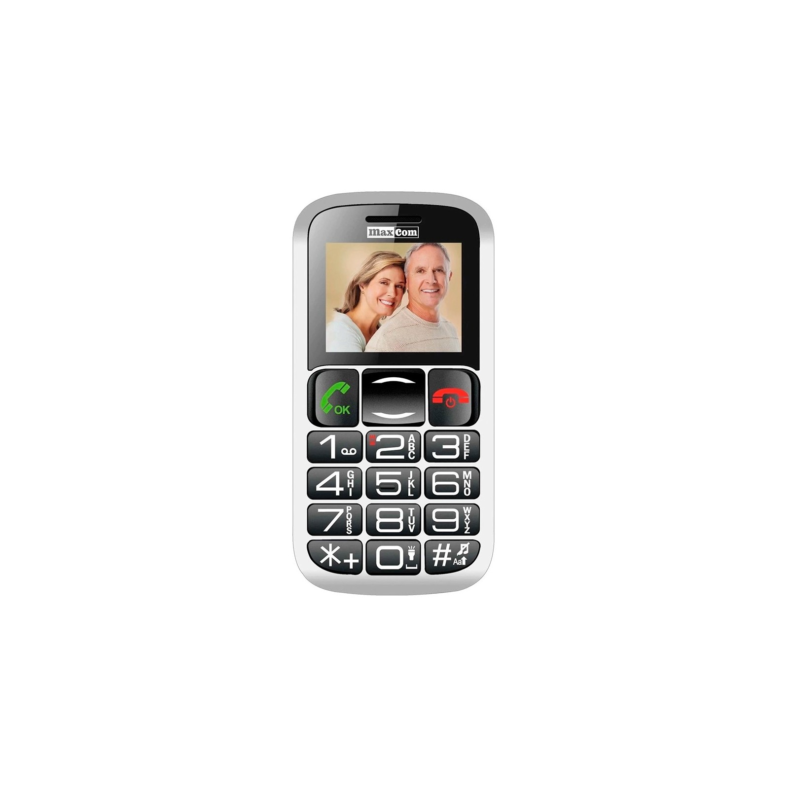 Telefono movil maxcom mm462 black silver