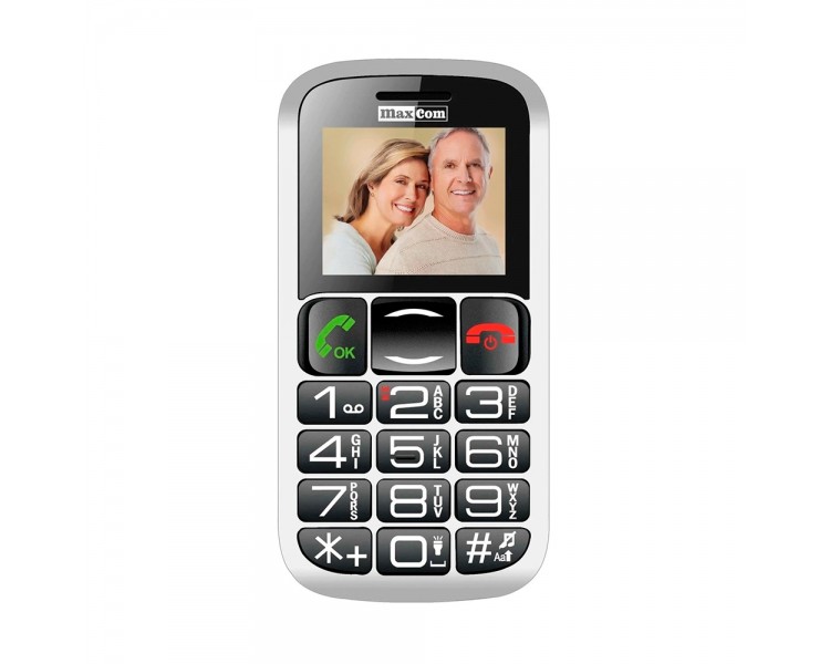 Telefono movil maxcom mm462 black silver