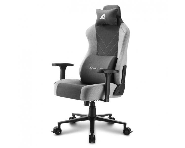 SILLA GAMING SHARKOON SKILLER SGS30 FABRIC GRIS 165º