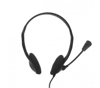 Auriculares nilox microfono control vol negro