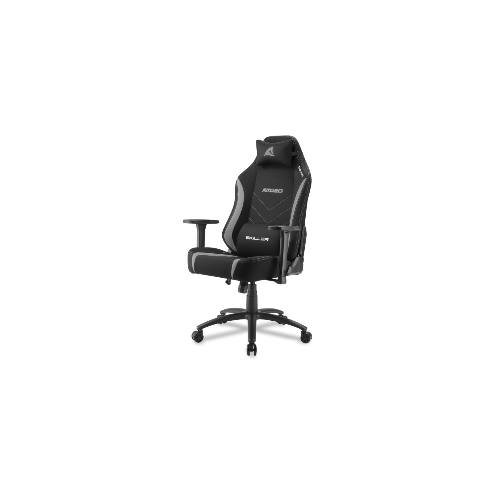 SILLA GAMING SHARKOON SGS20 FABRIC NEGRO GRIS