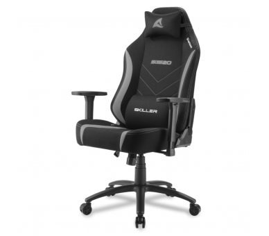 SILLA GAMING SHARKOON SGS20 FABRIC NEGRO GRIS