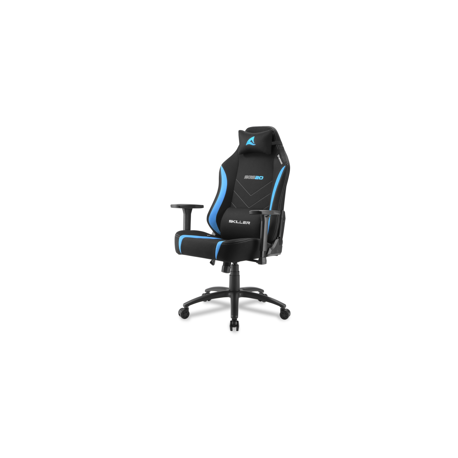 SILLA GAMING SHARKOON SGS20 FABRIC NEGRO AZUL