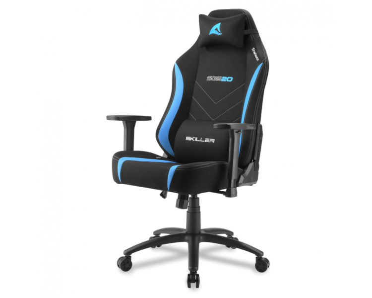 SILLA GAMING SHARKOON SGS20 FABRIC NEGRO AZUL