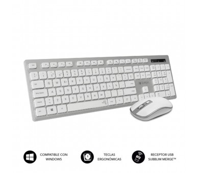 Teclado raton subblim subkbw ceke10 inalambrico