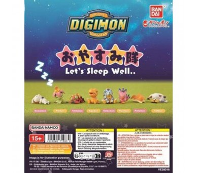 Surtido bandai gashapon digimon let s