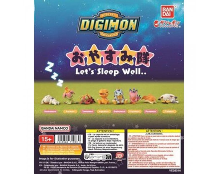 Surtido bandai gashapon digimon let s