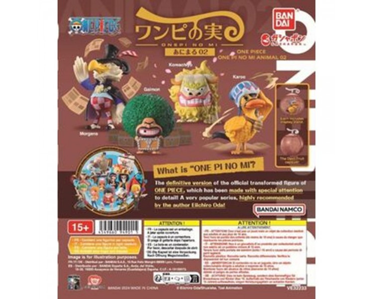 Surtido bandai gashapon one piece mi